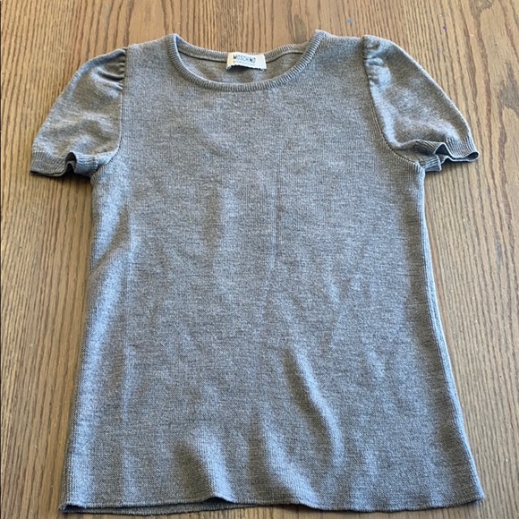 Moschino gray sweater top - Picture 2 of 4
